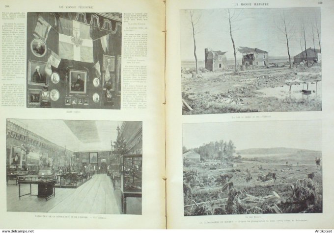 Le Monde illustré 1895 n°1989 Zanzibar Madagascar Majunga Uxégney Bouzey (88)