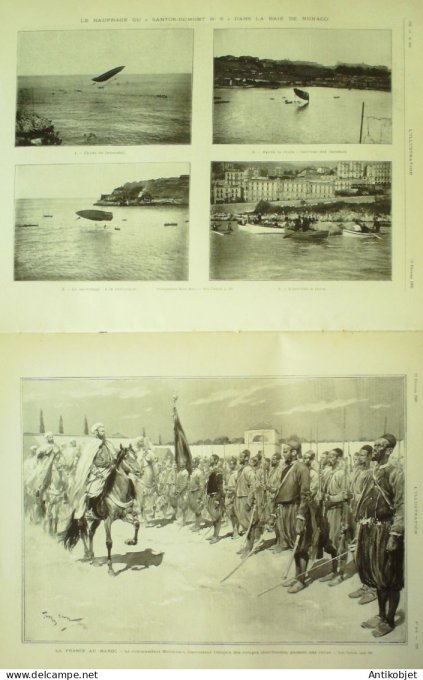 L'illustration 1902 n°3078 Maroc Chérifiennes Victor Hugo Georges Hauteville-House Monaco Santos-DU