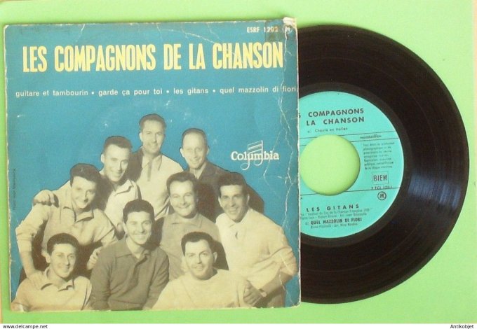 Les Compagnons de la chanson 45T EP Les Gitans 1959