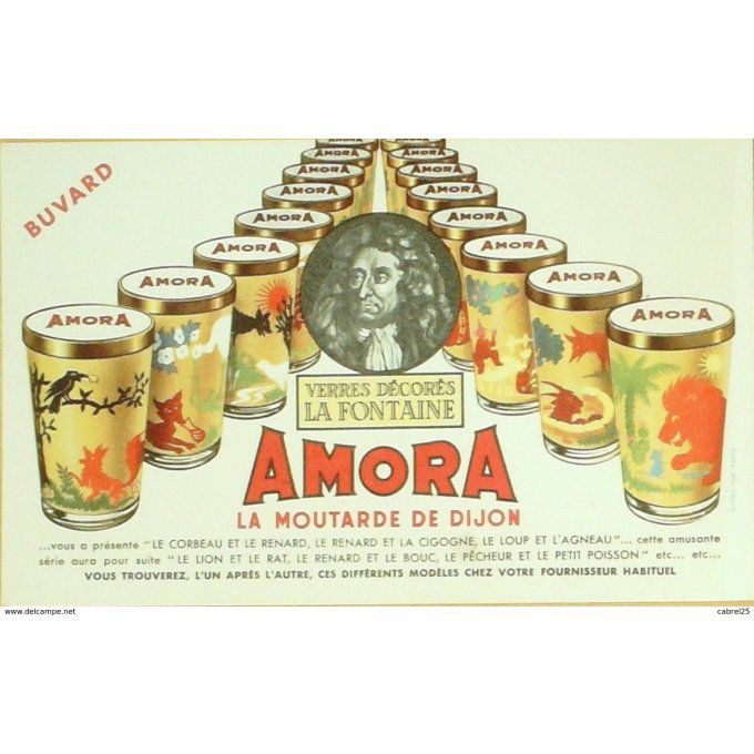 Buvard AMORA Moutarde