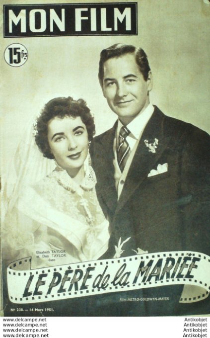 Le père de La Mariée Elizabeth Taylor Don Taylor Joan Bennett