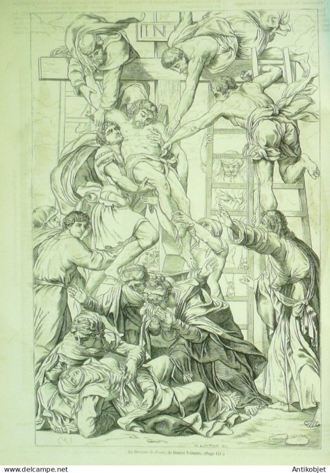 Le Monde illustré 1858 n° 73 Laval (53) Colmar (68) festival  Rennes (35) Guérande (44)