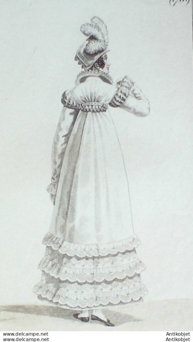 Costume Parisien 1818 # 1711 Spencer de crépon