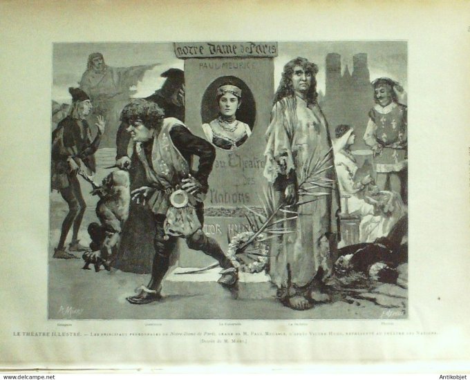 Le Monde illustré 1886 n°1502 Serbie Pirot Victor Hugo Carillon des Rois Mages