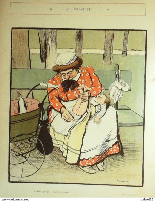 Le Rire 1904 n° 79 Roubille Poulbot Gottlob Bofa Gerbault Jeanniot