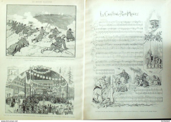 Le Monde illustré 1886 n°1502 Serbie Pirot Victor Hugo Carillon des Rois Mages