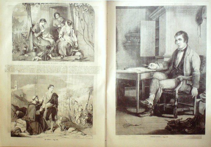 L'Univers illustré 1859 #  71 St-Etienne de Vienne rentrée des foins