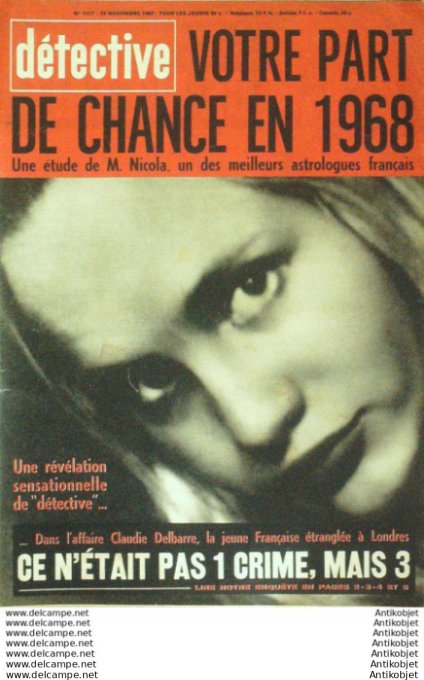 Détective 1967 # 1117 St-Malo Troyes St-Martin-de-Curton St-Michel/Orge La Capelle