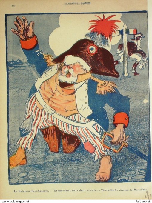 L'Assiette au beurre 1910 # 485 Albert 1er à Paris Camara Da Leal