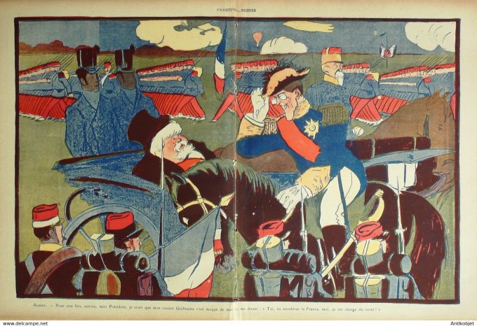 L'Assiette au beurre 1910 # 485 Albert 1er à Paris Camara Da Leal