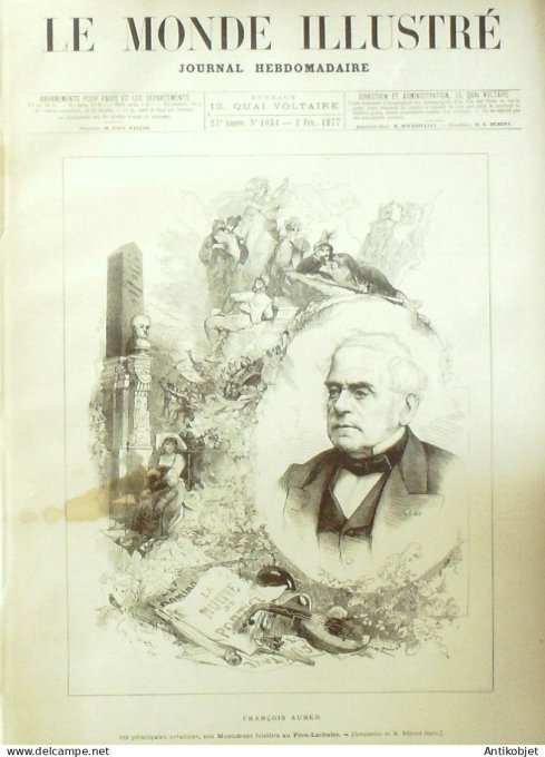 Le Monde illustré 1877 n°1034 Turquie Constantinople Serdar Abd-Ul-Kérim-Pacha Etats-Unis Longbranch