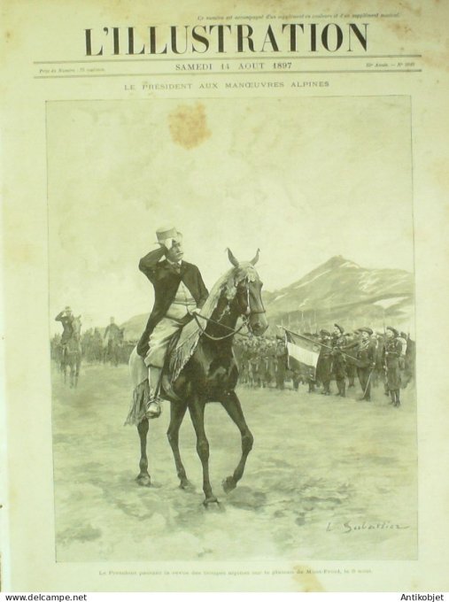 L'illustration 1897 n°2842 Russie Péterhof Sénégal St-Louis Trameqaïgues Barèges Tourmalet (65)