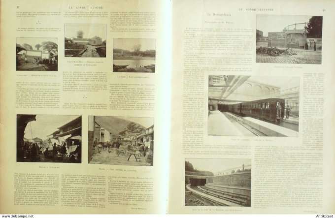 Le Monde illustré 1900 n°2259 Chine Pékin Yunnam-Sen Lao-Kay Manao Tcheng-Kong-Hien Bastille (12e)