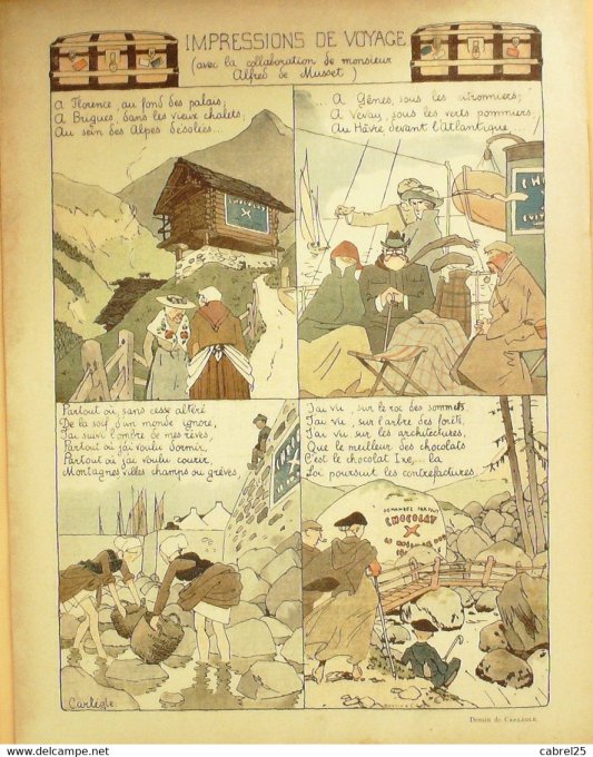Le Rire 1908 n°267 Willette Guillaume Pourriol Markous Carlègle Hellé Burret Fischietto