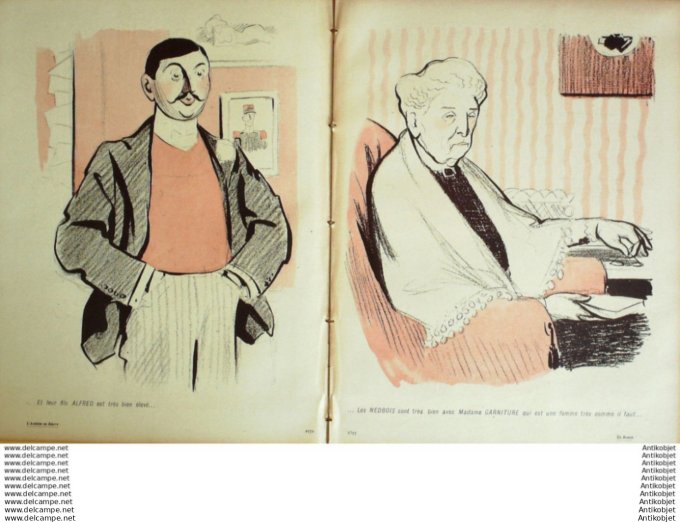 L'Assiette au beurre 1904 # 154 Un roman Hermann Paul