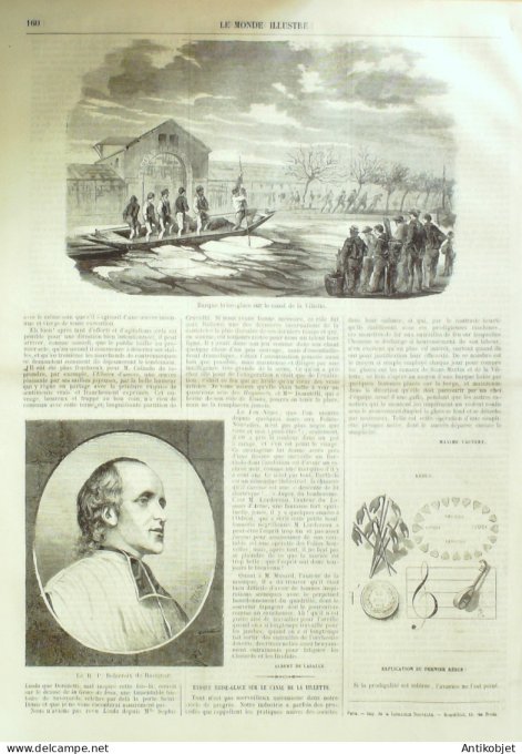 Le Monde illustré 1858 n° 47 Algérie Tlemcen Hong-Kong Whampoa Chine Canton Toulon (83)