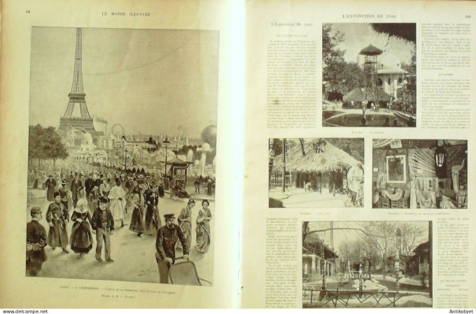 Le Monde illustré 1900 n°2259 Chine Pékin Yunnam-Sen Lao-Kay Manao Tcheng-Kong-Hien Bastille (12e)