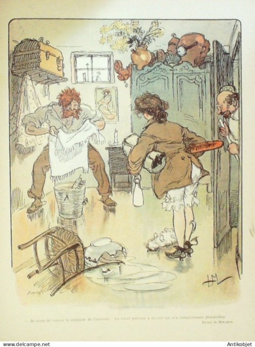 Le Rire 1908 n°267 Willette Guillaume Pourriol Markous Carlègle Hellé Burret Fischietto