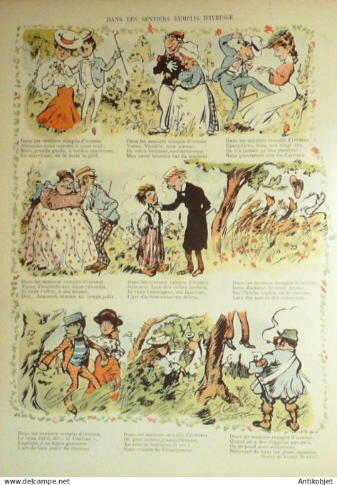 Le Rire 1908 n°267 Willette Guillaume Pourriol Markous Carlègle Hellé Burret Fischietto