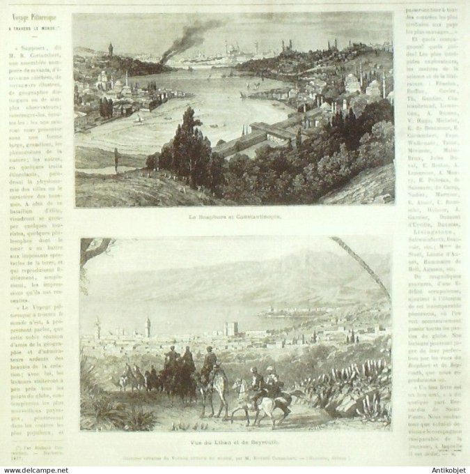 Le Monde illustré 1877 n°1034 Turquie Constantinople Serdar Abd-Ul-Kérim-Pacha Etats-Unis Longbranch