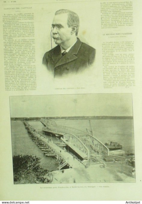 L'illustration 1897 n°2842 Russie Péterhof Sénégal St-Louis Trameqaïgues Barèges Tourmalet (65)