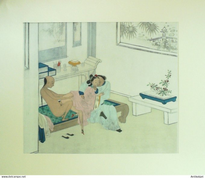 Estampe Chinoise scène érotique 10