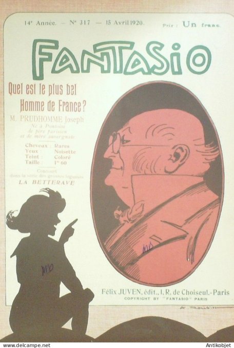 Fantasio 317 1920 Seyeux Vidal Milliere Balbanita Laborde