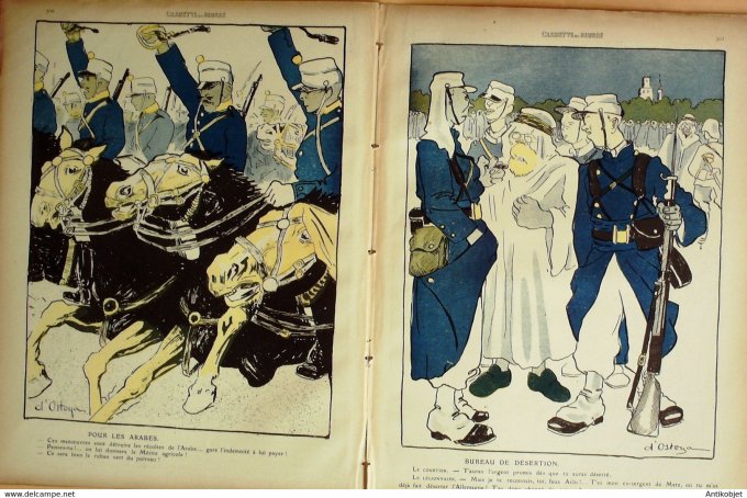 L'Assiette au beurre 1910 n°487 L'Algérie ou régime du bon plaisir Ostoya War