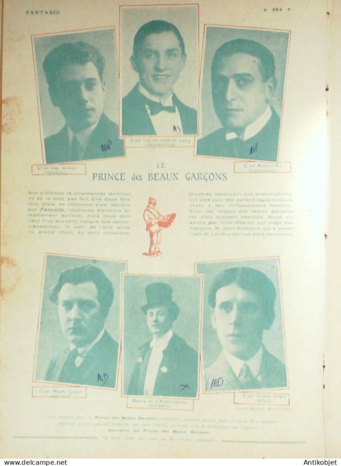 Fantasio 317 1920 Seyeux Vidal Milliere Balbanita Laborde