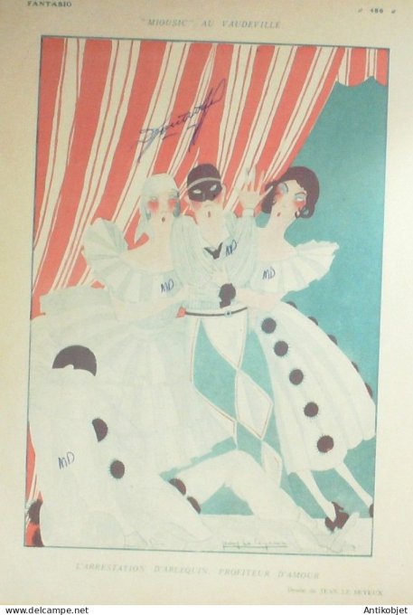 Fantasio 317 1920 Seyeux Vidal Milliere Balbanita Laborde