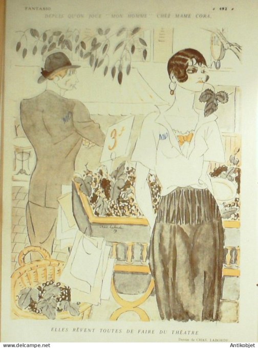 Fantasio 317 1920 Seyeux Vidal Milliere Balbanita Laborde