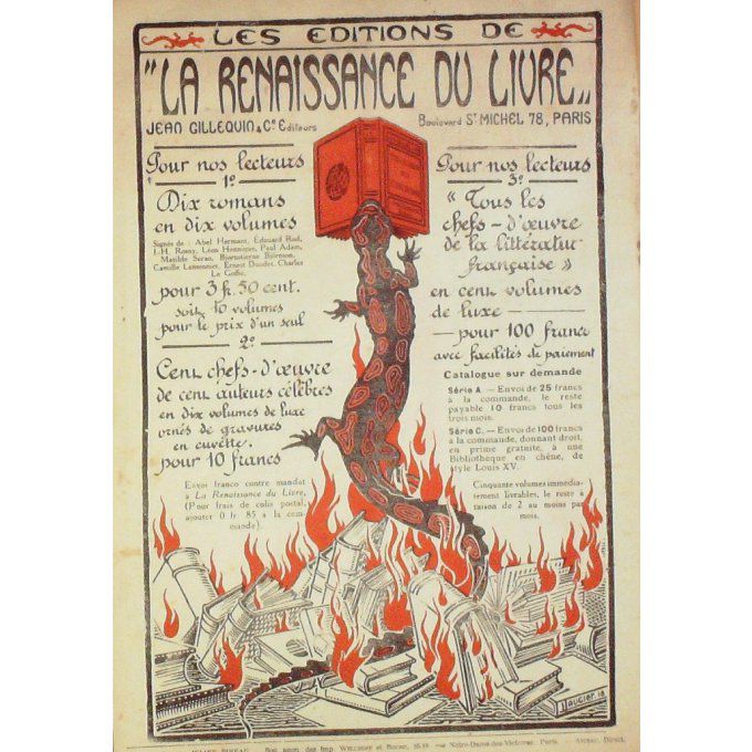 Le Cri de Paris 1910 n° 723 FLORES A.FOUQIERES DUJARDIN BEAUMETZ A.CARRE COCHERY