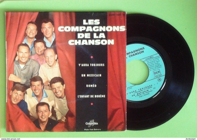 Les Compagnons de la chanson 45T EP Un Mexicain 1960