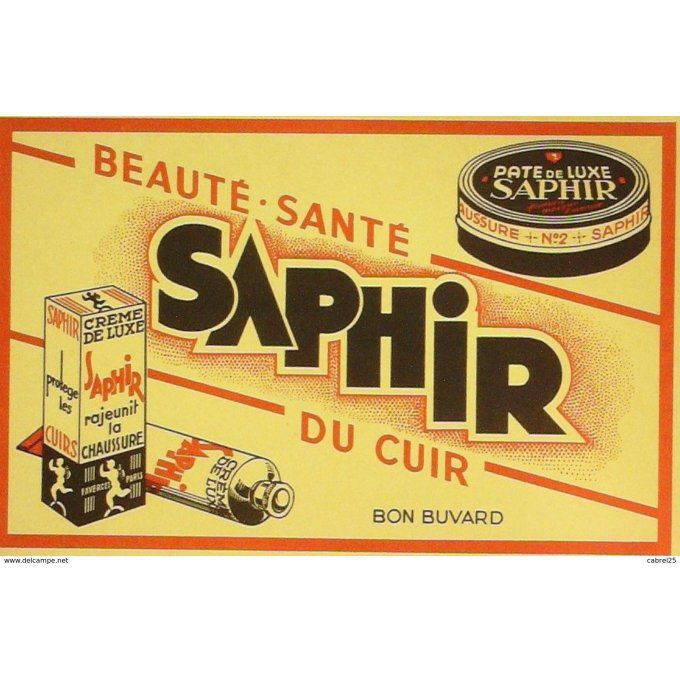Buvard SAPHIR Cirage
