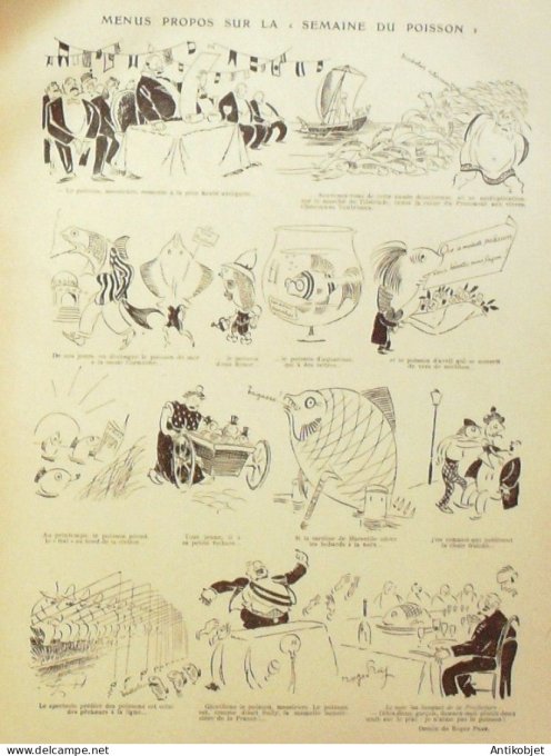 Le Rire 1923-09- 1 # 239 Journal humoristique Ed.Originale Facon de parler