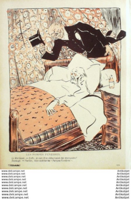 L'Assiette au beurre 1904 # 149 A bas les monopoles par Grandjouan