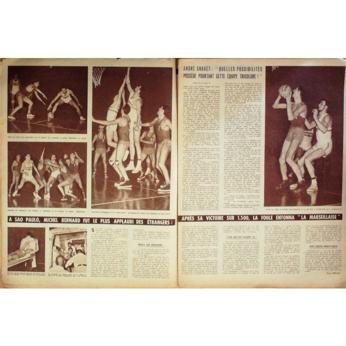 Miroir Des Sports 1959 #  724 12 Jan France Ecosse Gaul Marek Haan Muro Nuremberg Werg