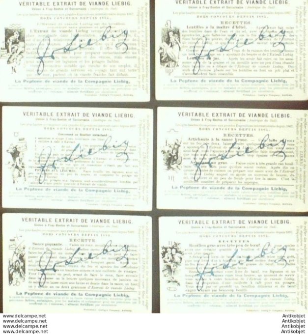 Chromo Liebig Sang  542 Les signes du zodiaque (1897)