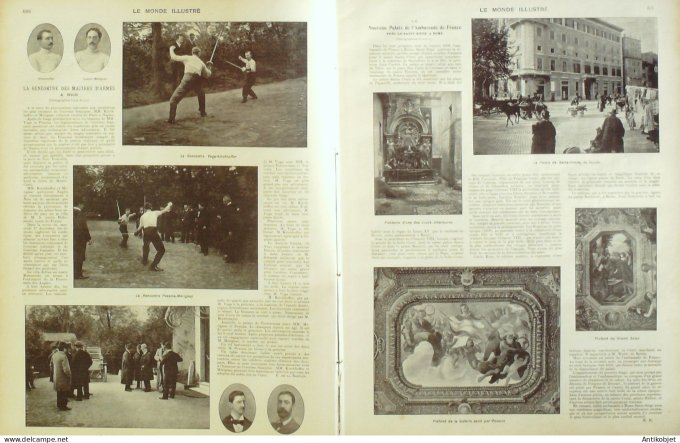 Le Monde illustré 1902 n°2387 Egypte Assouan Khedive Abbas II Hilmy Vénézuela Caracas Cannes (06) Bo