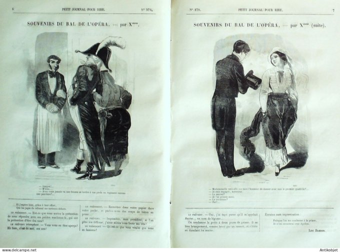Petit journal pour Rire 1862 # 379 Aux courses de Vincennes Grevin