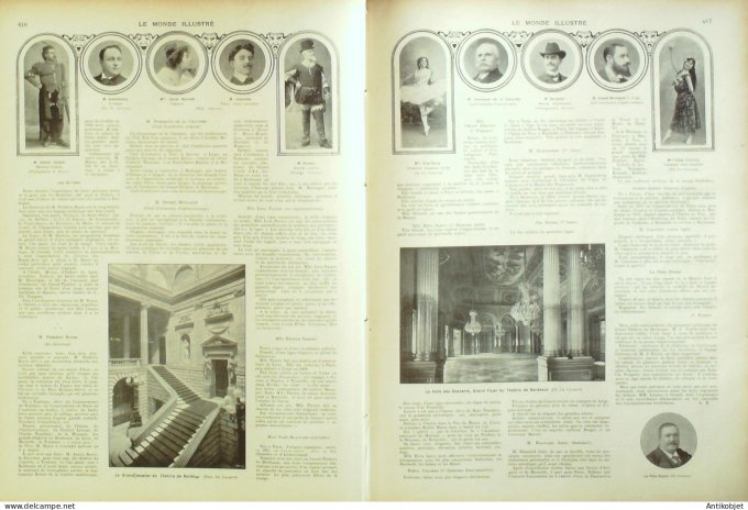 Le Monde illustré 1902 n°2387 Egypte Assouan Khedive Abbas II Hilmy Vénézuela Caracas Cannes (06) Bo