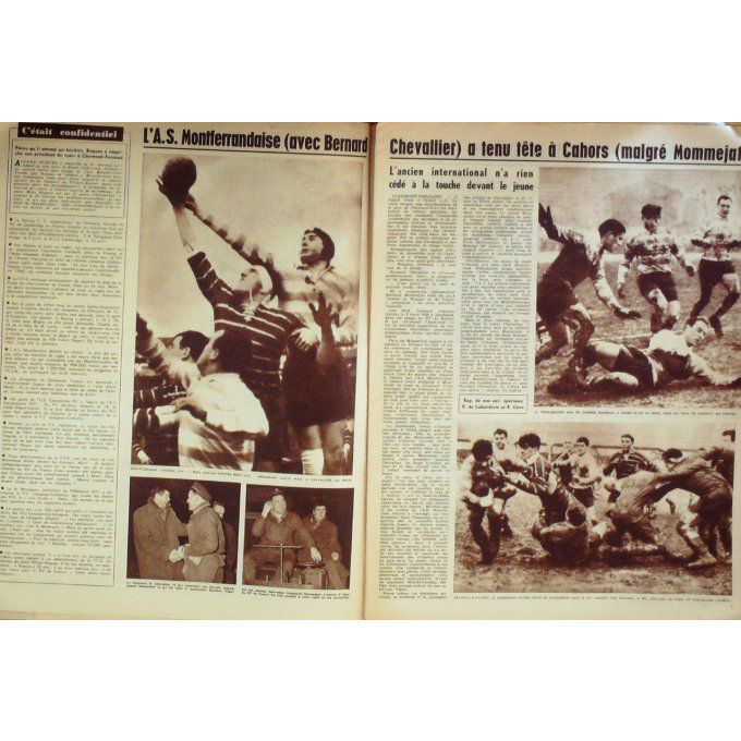 Miroir des Sports 1959 n° 725 19/01 RED REILLY HUMEZ FERRER SCHERENS VLIET BINDA BALD