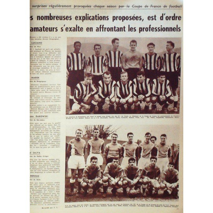 Miroir Des Sports 1959 #  725 19 Jan Red Reilly Humez Ferrer Scherens Vliet Binda Bald
