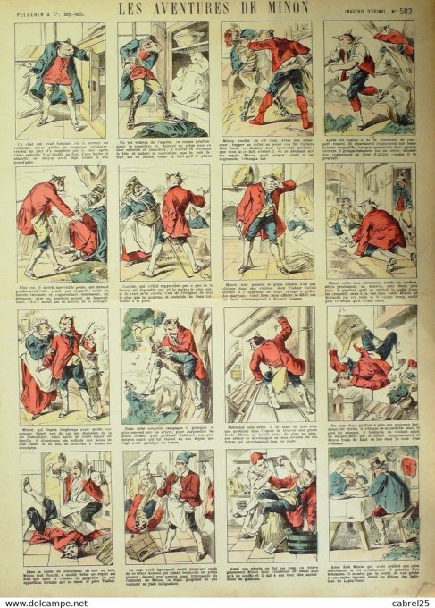 Les Aventures  de Minon (Pellerin d'epinal)