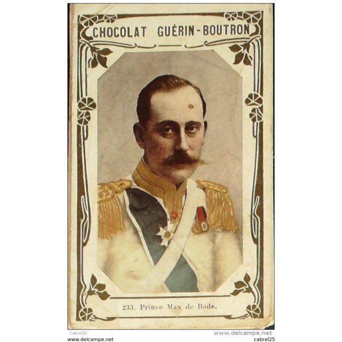 Allemagne Max De Bade Prince 233