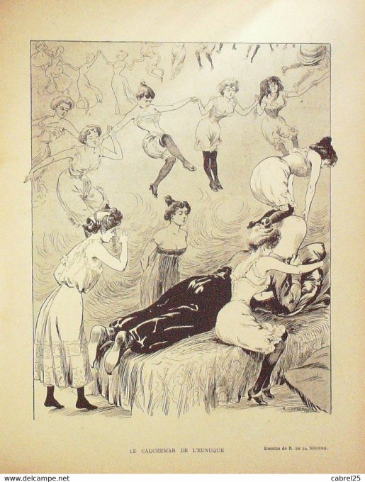 Le Rire 1901 n°340 Daumier De Nezière Guydo Burret Rouveyre Viriez O'Galop