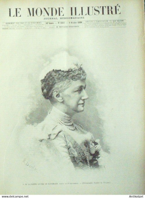Le Monde illustré 1898 n°2167 Chine Tonkin Nam-Tri Bink-Lu Lao-Nay Danemark Louise Pic du mdi (65)