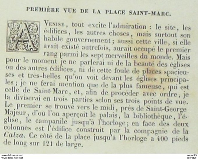 Italie Place SAINT MARC 1859