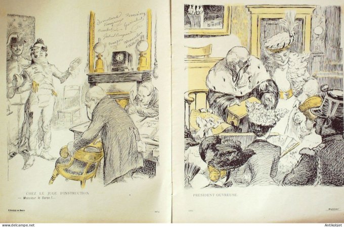 L'Assiette au beurre 1903 # 123 Magistrats affaire Humbert Willette