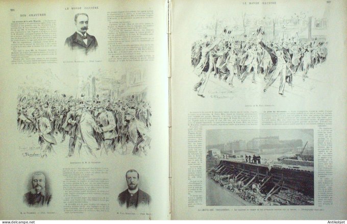 Le Monde illustré 1898 n°2167 Chine Tonkin Nam-Tri Bink-Lu Lao-Nay Danemark Louise Pic du mdi (65)